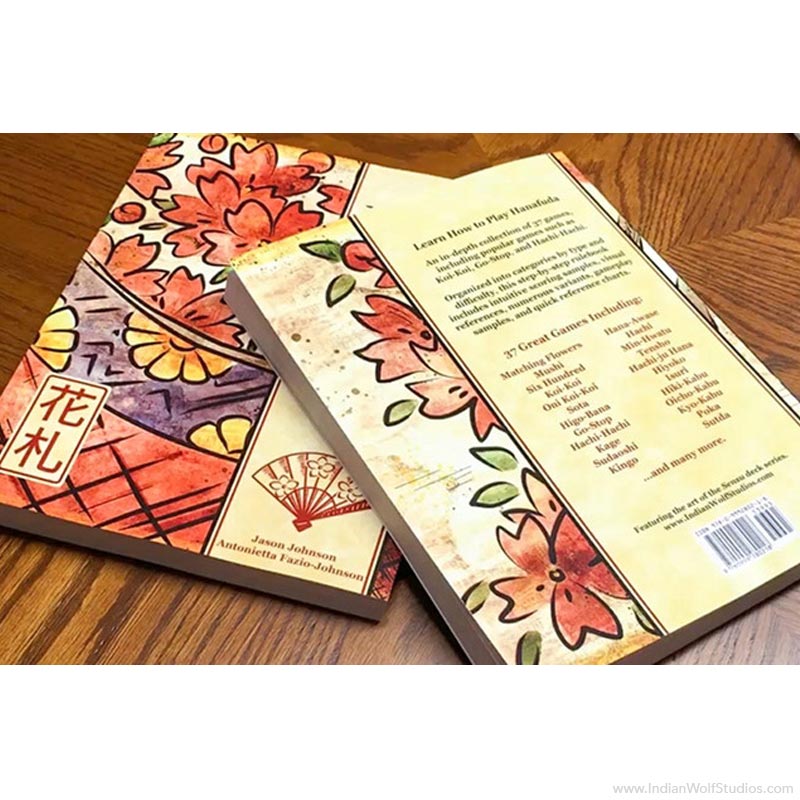Thich Hanafuda Games Sensu Edition Rulebooks on table