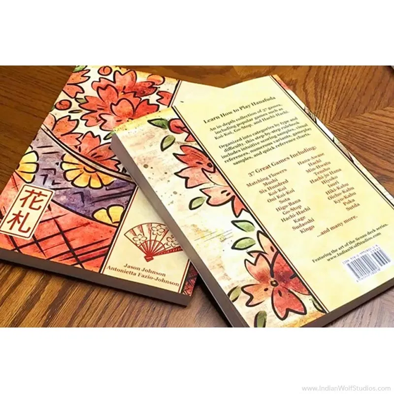 Thich Hanafuda Games Sensu Edition Rulebooks on table