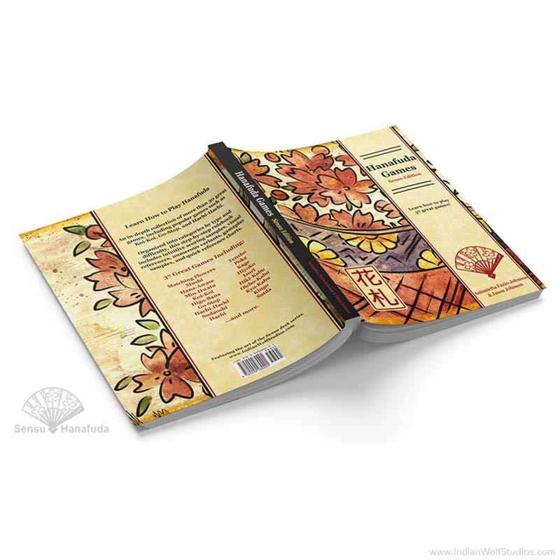 Hanafuda Games Sensu Edition Rulebook open back