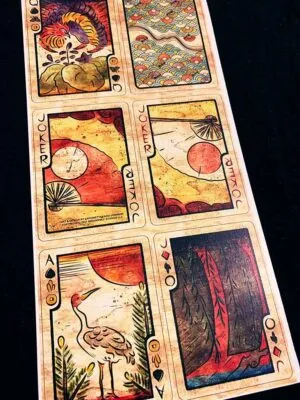 Hard proof of uncut Sensu Fusion Classic Editionplaying cards.