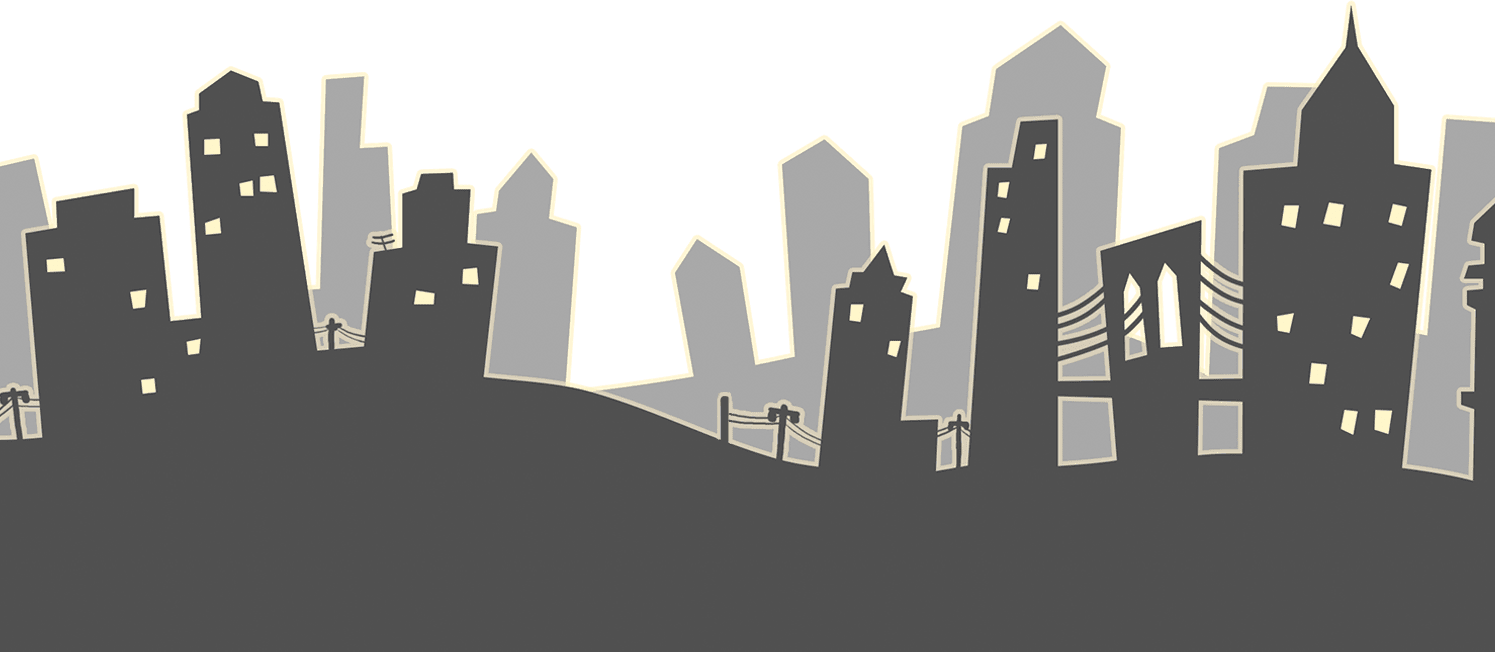 cartoon cityscape