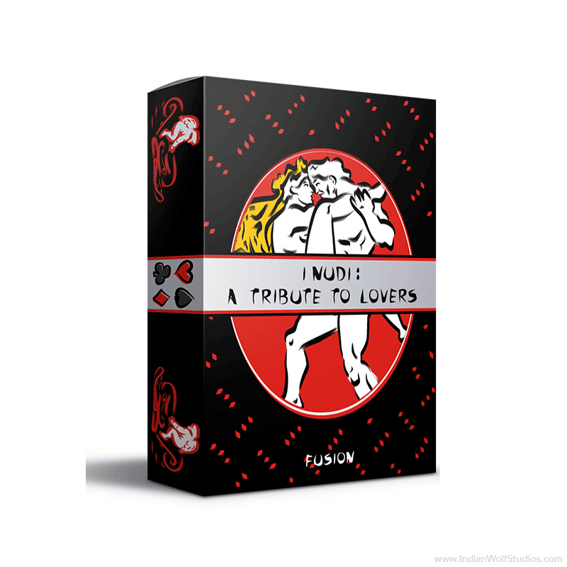 iNudi Fusion Tuck Front. Black with red accents.